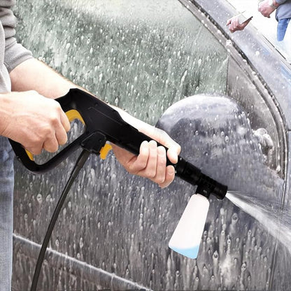 1400W Electric Pressure Washer 105 Bar  Portable High Pressure Jet Washer with 6.5L/Min Water Flow, 5M Hose, Detergent Bottle & Auto Start/Stop for Car, Patio & Outdoor Cleaning
