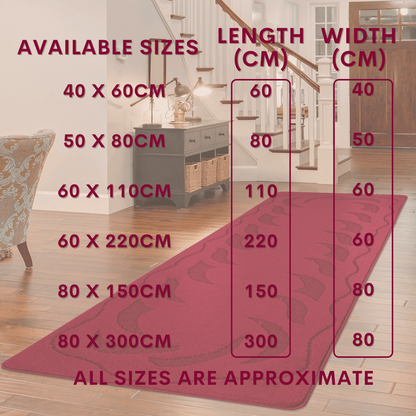 Long Hallway Kitchen Runner Door Mats Bedroom Rugs Carpet Floor Mat UK Non-Slip