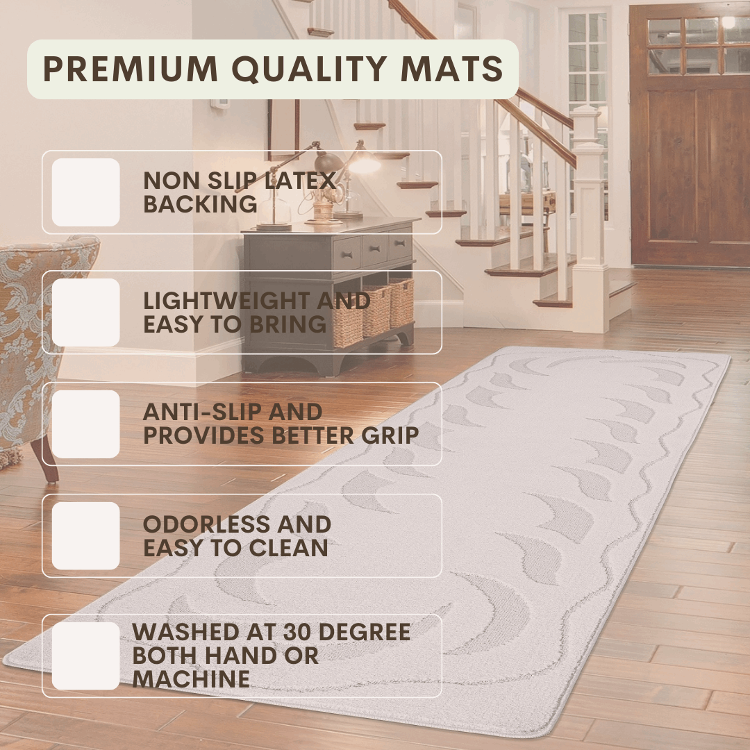 Long Hallway Kitchen Runner Door Mats Bedroom Rugs Carpet Floor Mat UK Non-Slip