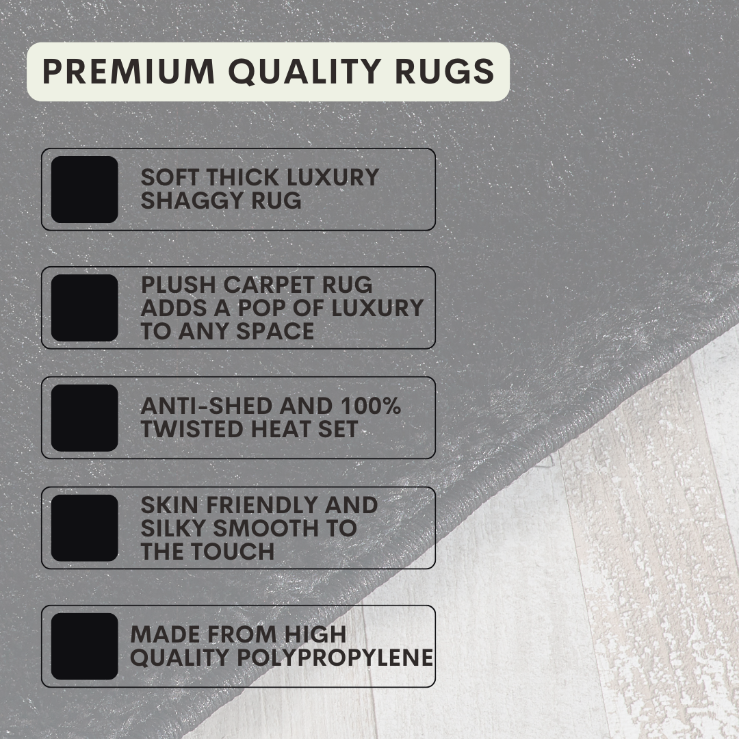 Super Soft Carpet Mat Luxury Shaggy Rugs for lounge Living Room Bedroom Floor UK