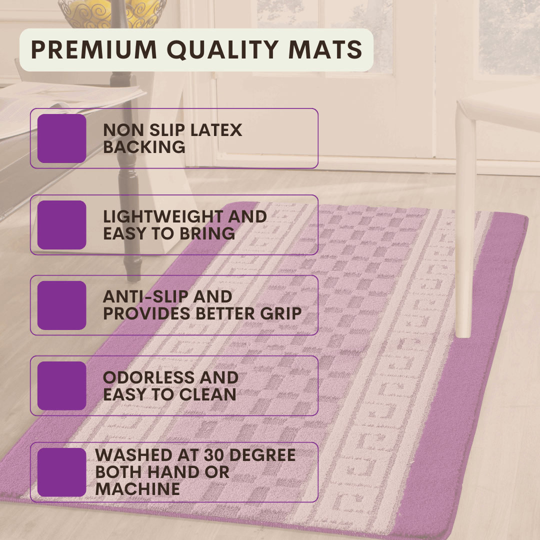 Door mat Mat Rug Non-Slip Gel Back for Kitchen Washable Runner Rugs for Hallways