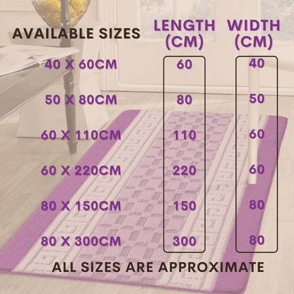 Door mat Mat Rug Non-Slip Gel Back for Kitchen Washable Runner Rugs for Hallways