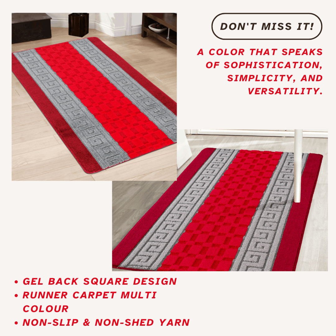 Door mat Mat Rug Non-Slip Gel Back for Kitchen Washable Runner Rugs for Hallways