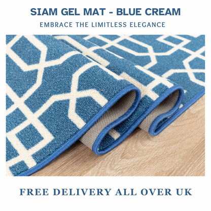 Hallway Geometric Runner Modern Kitchen Rug Non Slip Door Mat Long Floor Mats UK