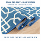 Hallway Geometric Runner Modern Kitchen Rug Non Slip Door Mat Long Floor Mats UK