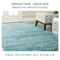 Modern Shaggy Rug Big Fluffy Carpets Floor Mats for Bedrooms Living Rooms Rug UK