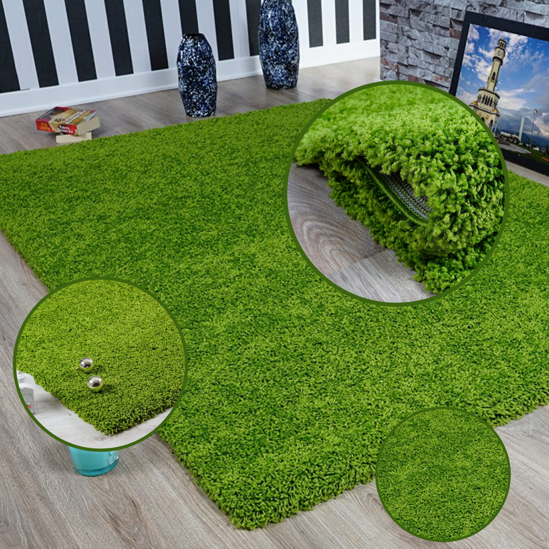 Modern Shaggy Rug Big Fluffy Carpets Floor Mats for Bedrooms Living Rooms Rug UK