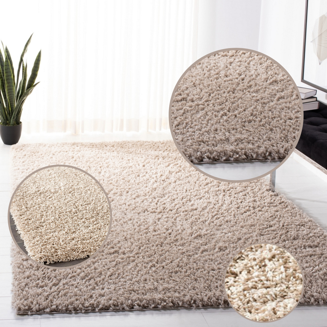 Modern Shaggy Rug Big Fluffy Carpets Floor Mats for Bedrooms Living Rooms Rug UK