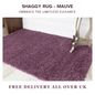 Modern Shaggy Rug Big Fluffy Carpets Floor Mats for Bedrooms Living Rooms Rug UK