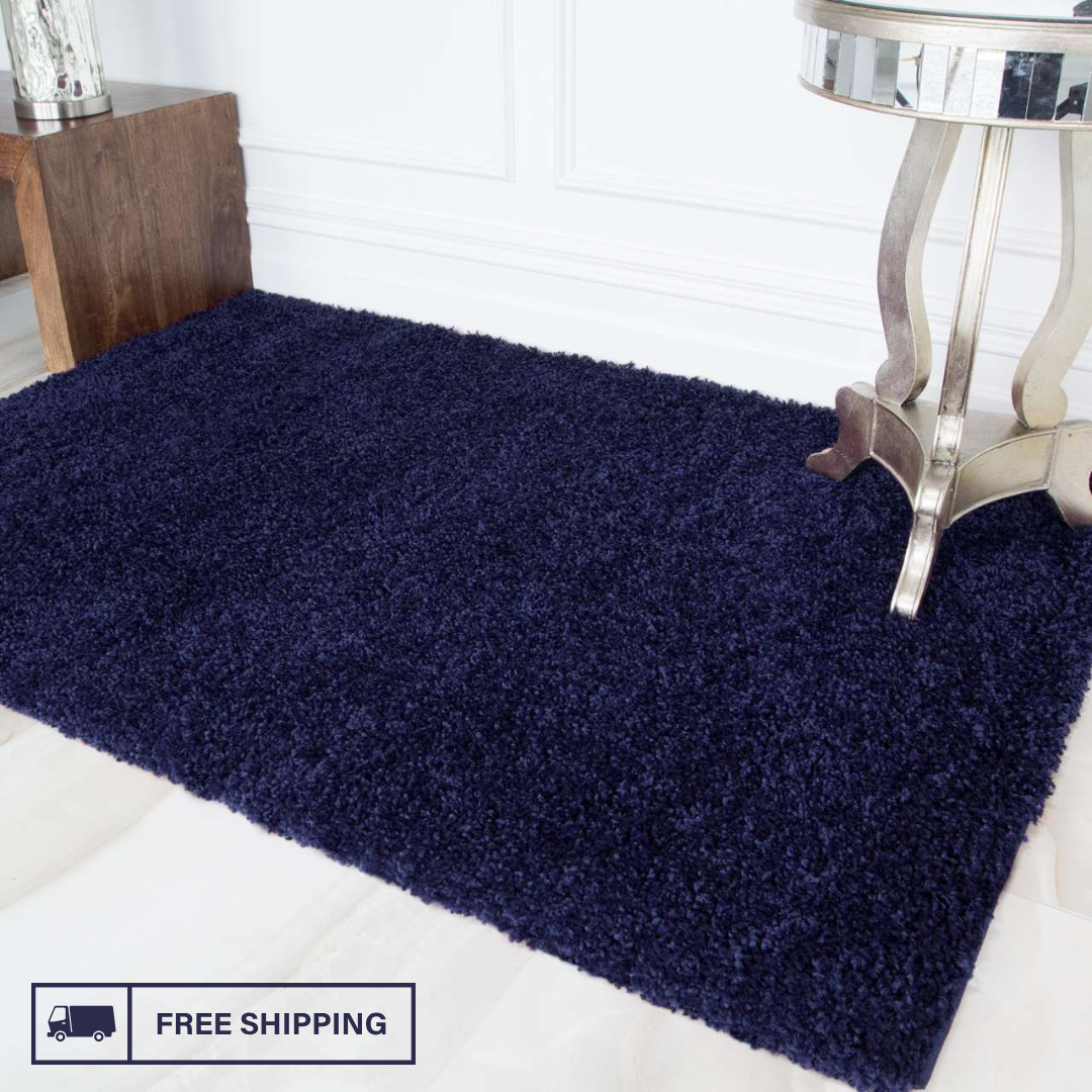 Modern Shaggy Rug Big Fluffy Carpets Floor Mats for Bedrooms Living Rooms Rug UK