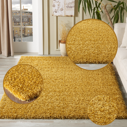 Modern Shaggy Rug Big Fluffy Carpets Floor Mats for Bedrooms Living Rooms Rug UK