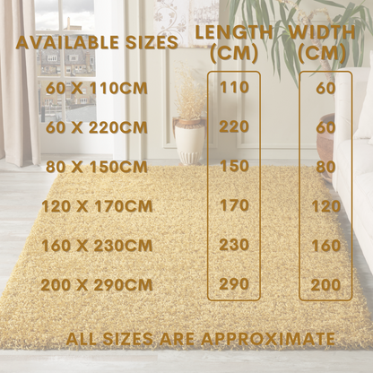 Modern Shaggy Rug Big Fluffy Carpets Floor Mats for Bedrooms Living Rooms Rug UK