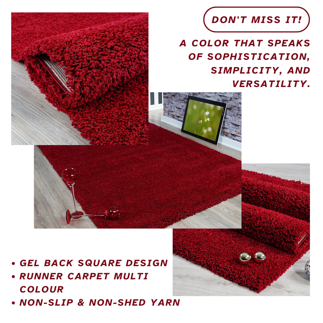 Modern Shaggy Rug Big Fluffy Carpets Floor Mats for Bedrooms Living Rooms Rug UK