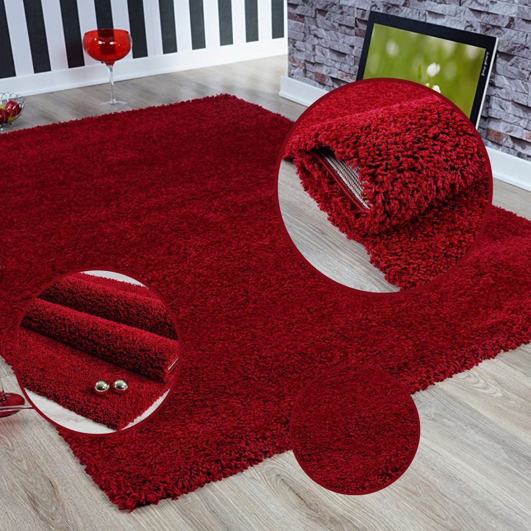 Modern Shaggy Rug Big Fluffy Carpets Floor Mats for Bedrooms Living Rooms Rug UK