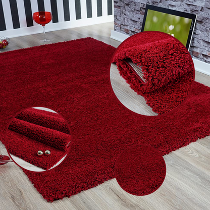 Modern Shaggy Rug Big Fluffy Carpets Floor Mats for Bedrooms Living Rooms Rug UK