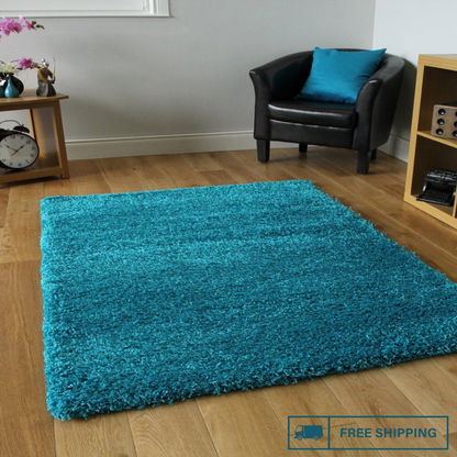 Modern Shaggy Rug Big Fluffy Carpets Floor Mats for Bedrooms Living Rooms Rug UK