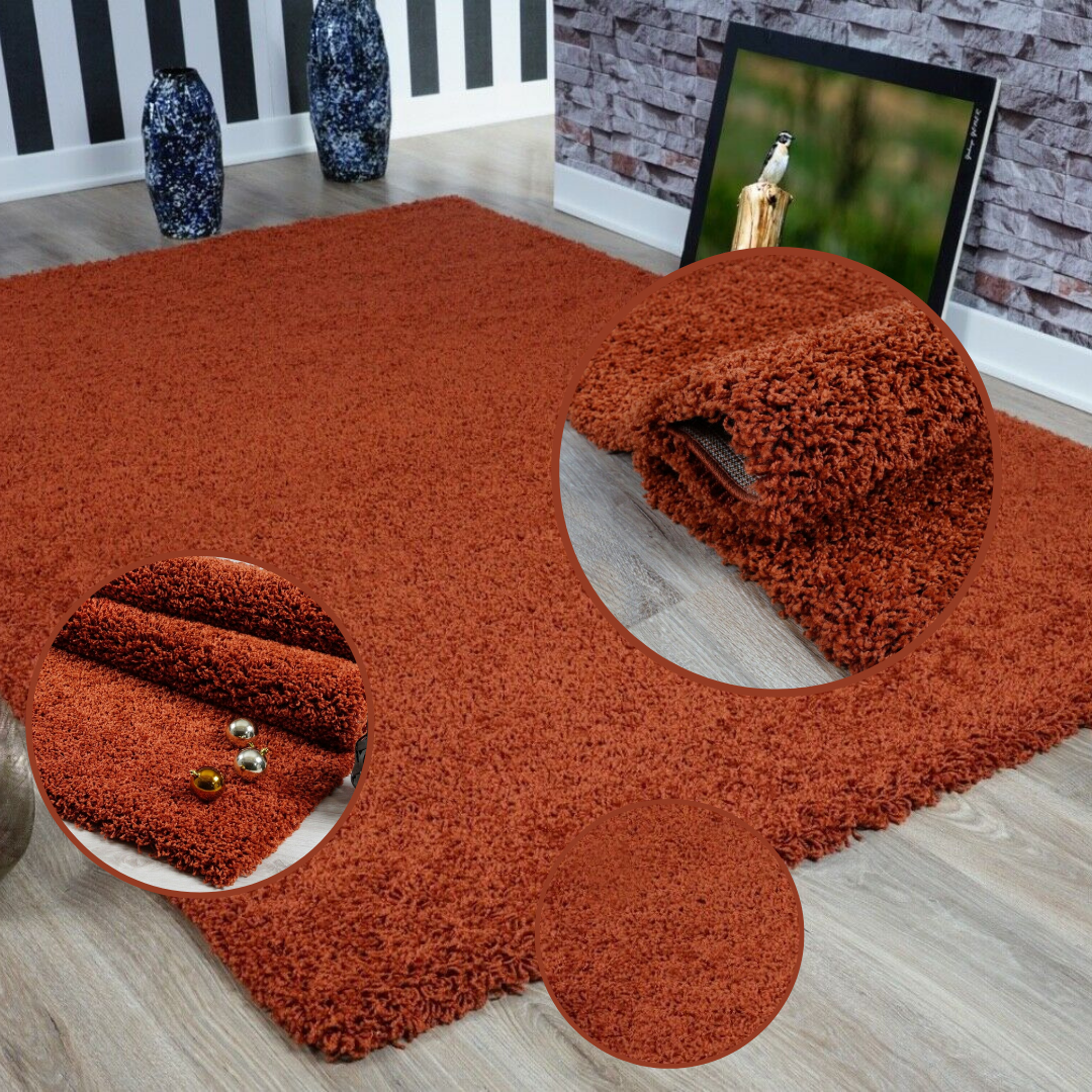 Modern Shaggy Rug Big Fluffy Carpets Floor Mats for Bedrooms Living Rooms Rug UK