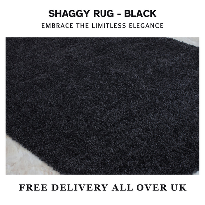 Modern Shaggy Rug Big Fluffy Carpets Floor Mats for Bedrooms Living Rooms Rug UK