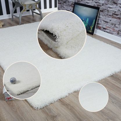 Modern Shaggy Rug Big Fluffy Carpets Floor Mats for Bedrooms Living Rooms Rug UK