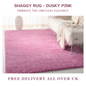 Modern Shaggy Rug Big Fluffy Carpets Floor Mats for Bedrooms Living Rooms Rug UK