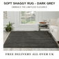Modern Non Slip Rug Soft Shaggy Bedroom Living Room Carpet Runner Hallway UK