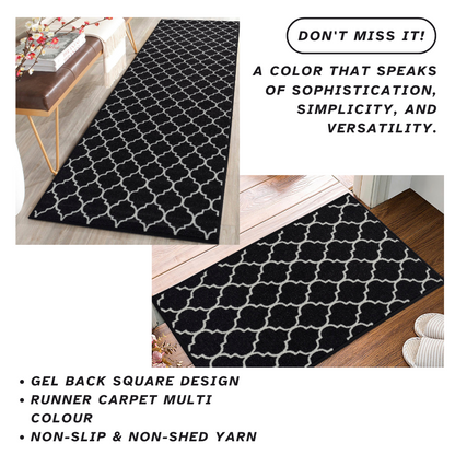 Trellis Indoor Gel Mat Washable Hallway Rugs Kitchen Runner Outdoor Modern Mats