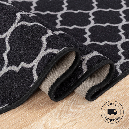 Trellis Indoor Gel Mat Washable Hallway Rugs Kitchen Runner Outdoor Modern Mats