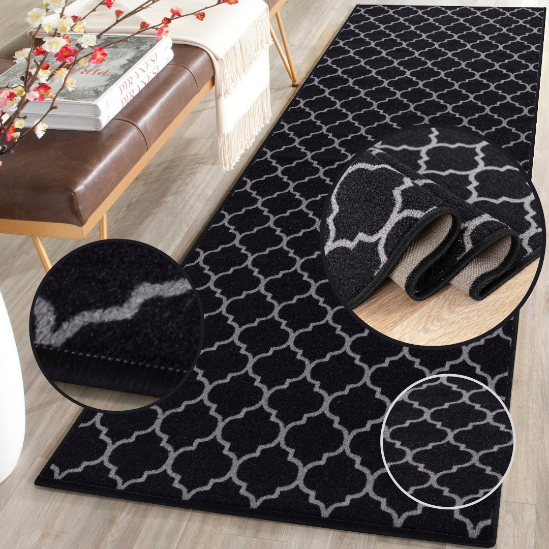 Trellis Indoor Gel Mat Washable Hallway Rugs Kitchen Runner Outdoor Modern Mats