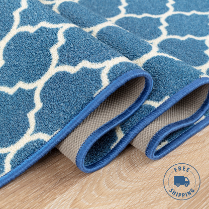 Trellis Indoor Gel Mat Washable Hallway Rugs Kitchen Runner Outdoor Modern Mats