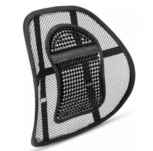 Mesh Back Support Car Seat Mesh Lumbar Support Cushion Chair Support Lower Back Pain Relief Back Posture Corrector With Elastic Strap Back Rest for Home Office Chairs