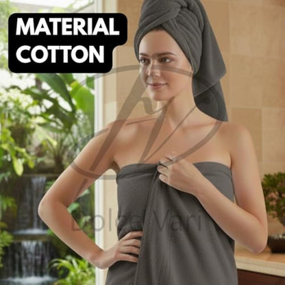 Luxury Egyptian Cotton Towel Set 10-Piece – Ultra Soft & Highly Absorbent Bathroom Towels in Pink, Charcoal, Green & White