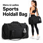 Heavy Duty Sports Holdall Bag Gym Travel Duffle Unisex Workout Bag with Shoulder Strap UK