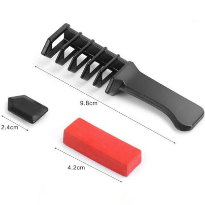 6 Pack Temporary Hair Colour Chalk Combs Washable Hair Dye Comb Set for Kids & Adults DIY Hair Colour for Parties Festivals & Cosplay