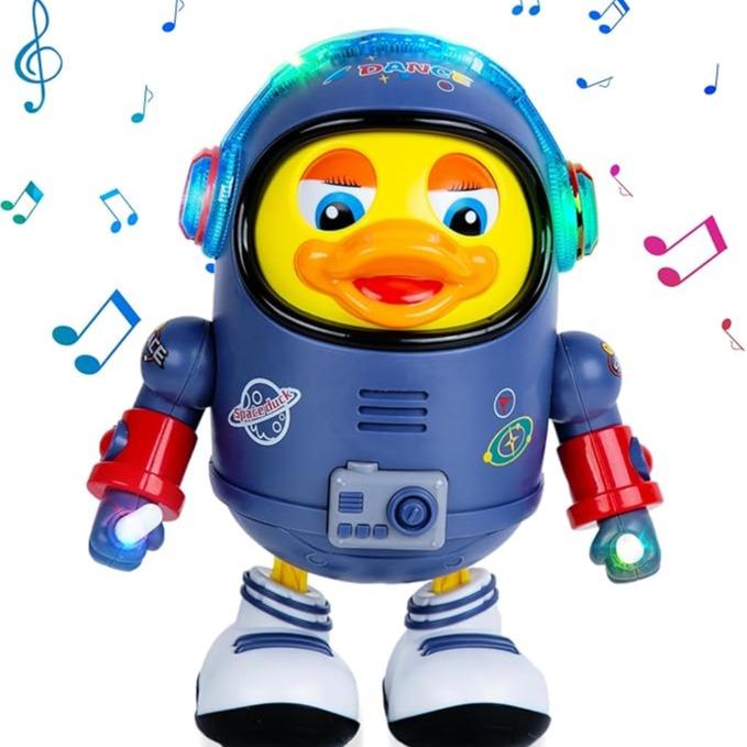 Dancing Duck Toy with Lights & Music Space Duck Tricycle Duck Gentleman Duck & Climbing Stairs Duck Interactive Musical Toys for Toddlers & Kids