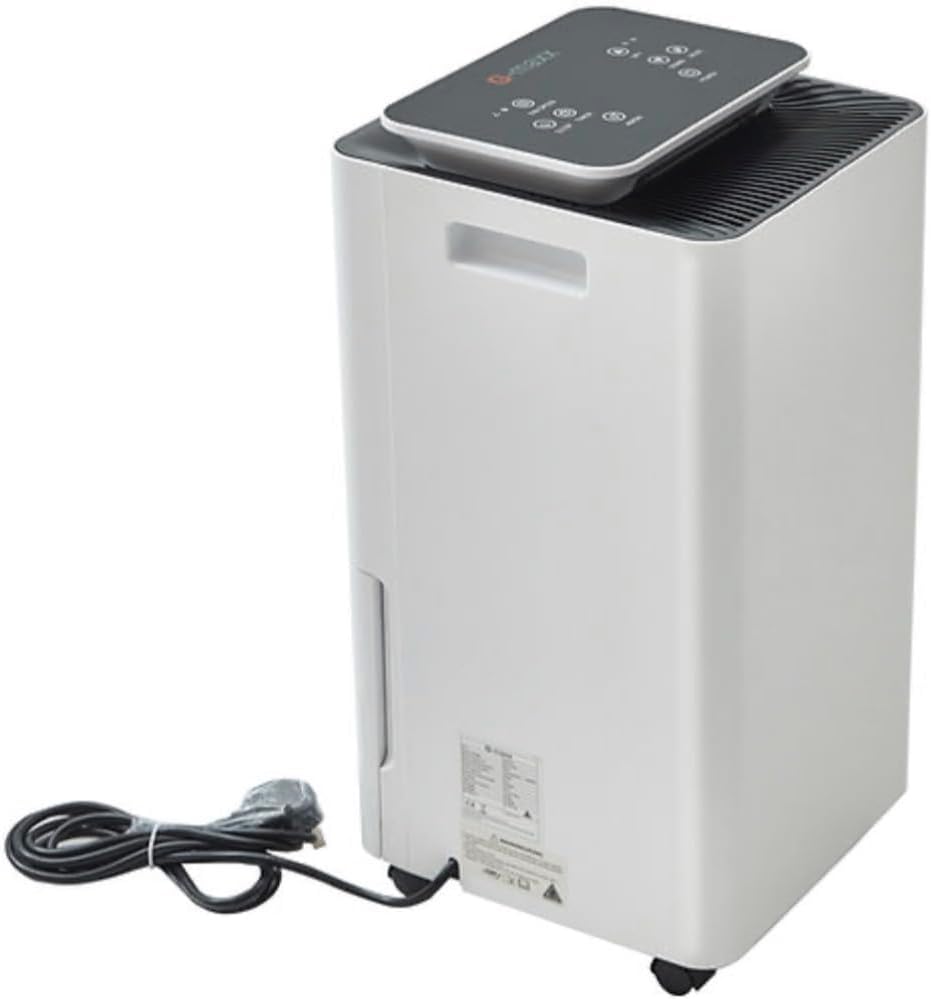 Air Purifying Dehumidifier 3-in-1 with 2.5L Tank – 10L/Day, Low Noise Energy Efficient Indoor Moisture Remover with Timer for Home Bedroom Bathroom