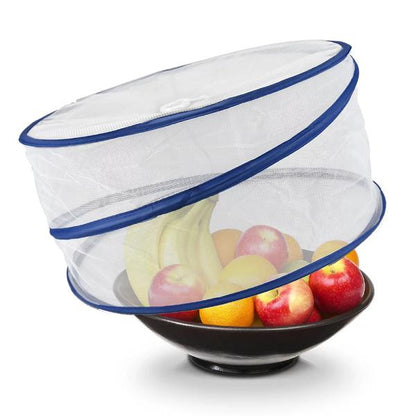 Reusable Pop Up Food Covers Set of 3 Collapsible Mesh Food Cover with Handle Fly & Insect Protection for Kitchen BBQ Picnic & Outdoor Dining