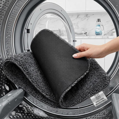 Super Absorbent Door Mat Non-Slip Entrance Floor Mat Machine Washable Indoor Doormat 18 x 28 Inches