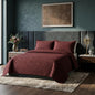 Luxury Quilted Bedspread Set Double Size 3 Piece Embossed Coverlet with Pillowcases Soft All Season Bed Cover 220x250cm