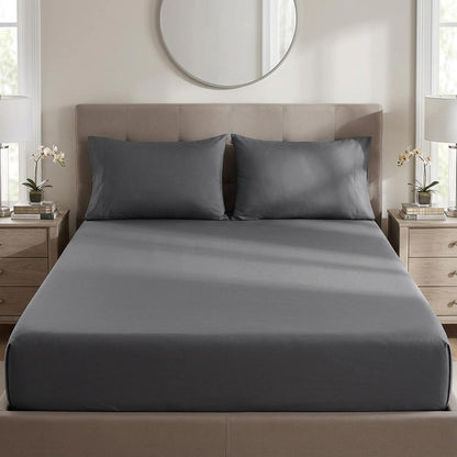 Extra Deep Fitted Sheet 30cm Ultra Soft Microfiber Bed Sheet Single Double King Super King