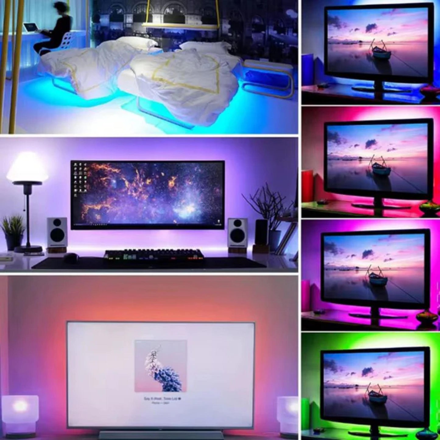 RGB Led Strip Lights 10m Led Room Light with APP Control Flexible Ribbon Led Tape for Room Home Decoration