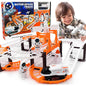 Outer Space Adventure Set Battery-Operated Space Shuttle Rocket Astronaut Figures And Satellites Educational & Skill-Building Toy for Kids