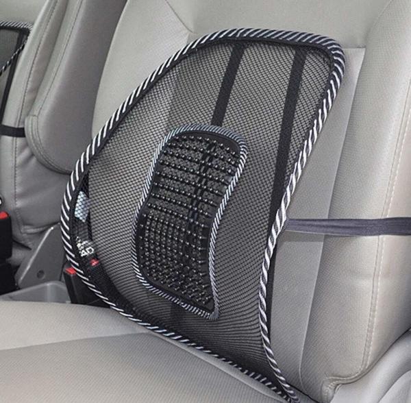 Mesh Back Support Car Seat Mesh Lumbar Support Cushion Chair Support Lower Back Pain Relief Back Posture Corrector With Elastic Strap Back Rest for Home Office Chairs