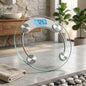 Digital Bathroom Scale for Body Weight High Precision Sensor Weighing Scale with LED Display Step-On Electronic Weight Machine for Home