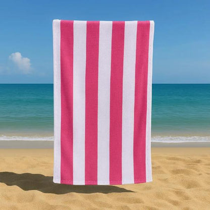 Sand Free Beach Towel Extra Large 100x200cm Kabana Stripe Quick Dry Microfibre Towel for Beach, Pool & Travel