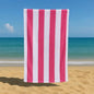 Sand Free Beach Towel Extra Large 100x200cm Kabana Stripe Quick Dry Microfibre Towel for Beach, Pool & Travel