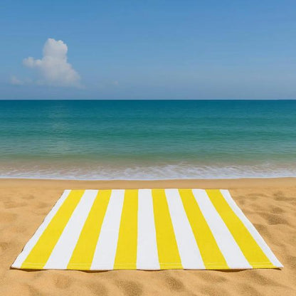 Sand Free Beach Towel Extra Large 100x200cm Kabana Stripe Quick Dry Microfibre Towel for Beach, Pool & Travel