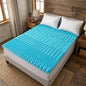 7 Zone PU Foam Mattress Topper 5cm & 10cm Cooling Breathable Open Cell Foam Bed Topper Soft & Supportive Mattress Overlay Single Small Double Double King Super King UK