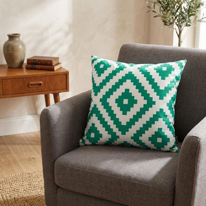 Waterproof Filled Outdoor Cushion 43x43cm Reversible Scatter Cushion Garden Patio Sofa Seat Cushion Indoor Outdoor Decorative Cushion