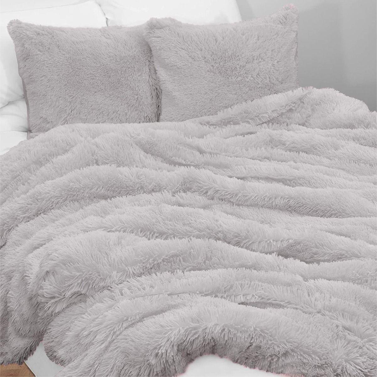 Cozy Snuggle & Cuddle Duvet Cover Set Soft Breathable Quilt Cover with Pillowcases for Winter Warm Bedding