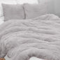 Cozy Snuggle & Cuddle Duvet Cover Set Soft Breathable Quilt Cover with Pillowcases for Winter Warm Bedding